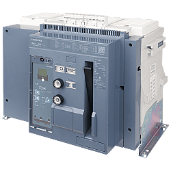 Siemens 3WJ1225-2AE12-4DD0 2500A 55kA 4 Kutuplu Sabit Tip Açık Tip Şalter Motorlu Tahrik ETU350WJ LSI 208-240V