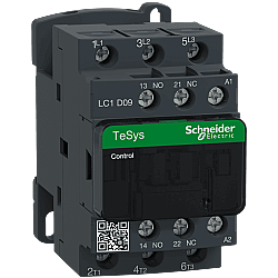 Schneider LC1D09B7 9A 4kW 24V AC Kontaktör 3 Kutup 1NA+1NK