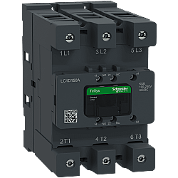 Schneider LC1D150AKUE 150A 75kW 220V AC Kontaktör 3 Kutup 1NA+1NK