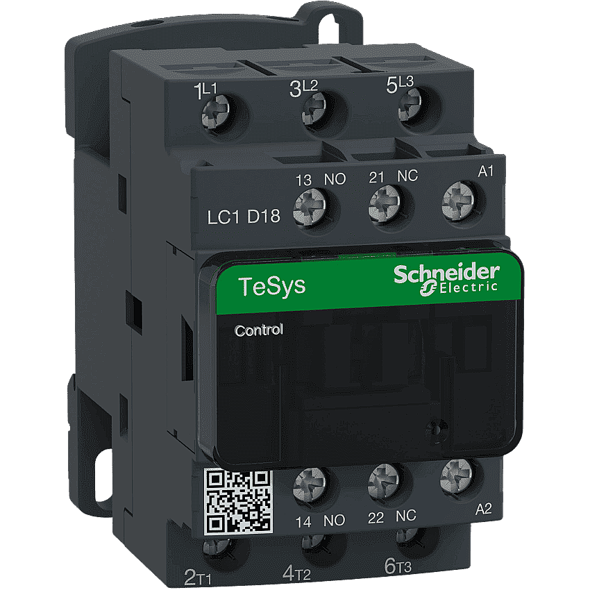 Schneider LC1D18M7 18A 7,5kW 220V AC Kontaktör 3 Kutup 1NA+1NK - 1