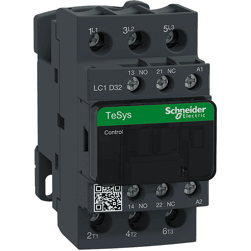 Schneider LC1D32F7 32A 15kW 110V AC Kontaktör 3 Kutup 1NA+1NK - 1