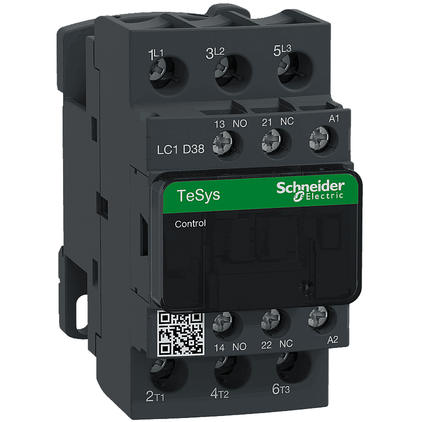 Schneider LC1D38B7 38A 18,5kW 24V AC Kontaktör 3 Kutup 1NA+1NK - 1