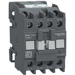 Schneider LC1E1201M5 12A 5,5kW 220V AC Kontaktör 3 Kutup 1NK
