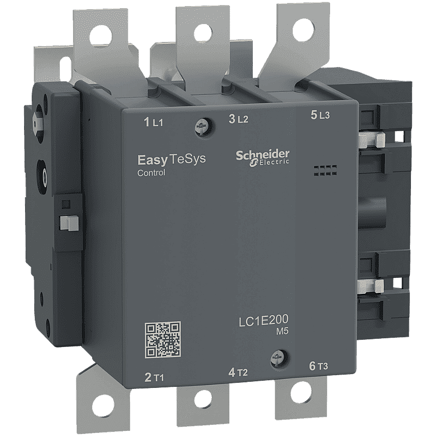 Schneider LC1E200M5 200A 110kW 220V AC Kontaktör 3 Kutup 1NA+1NK - 1