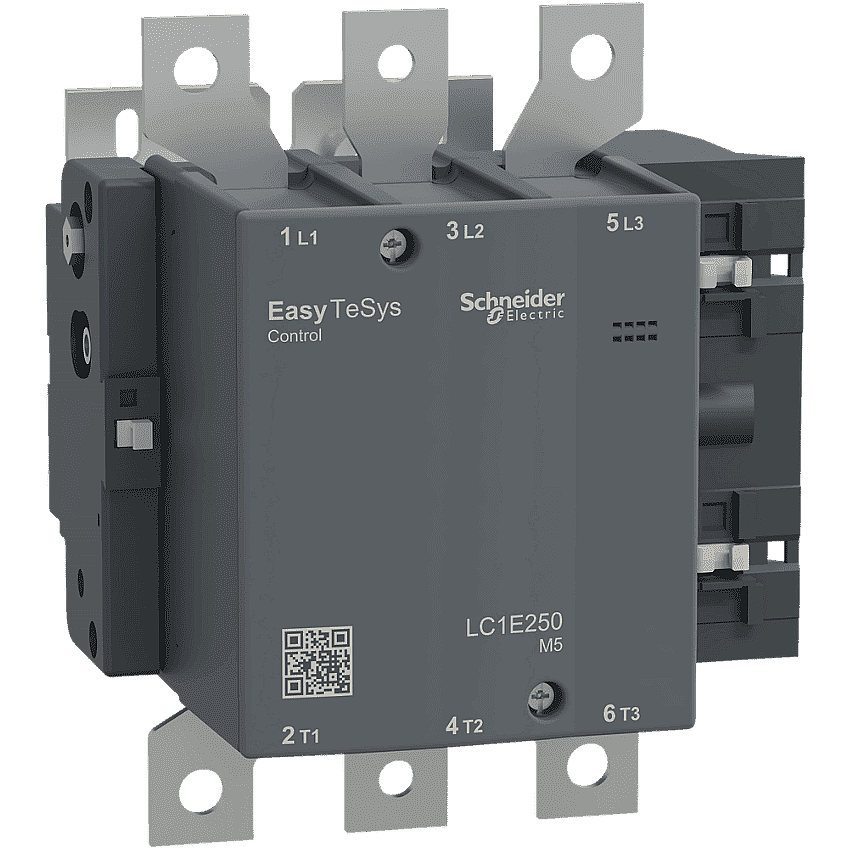 Schneider LC1E250M5 250A 132kW 220V AC Kontaktör 3 Kutup - 1