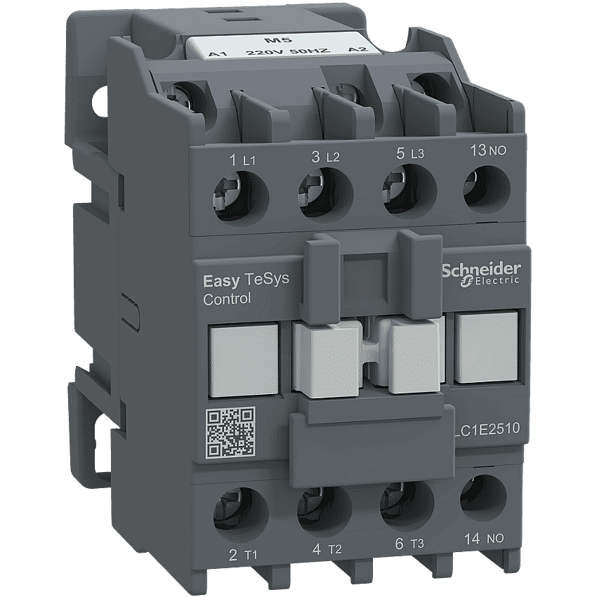 Schneider LC1E2510M5 25A 11kW 220V AC Kontaktör 3 Kutup 1NA - 1