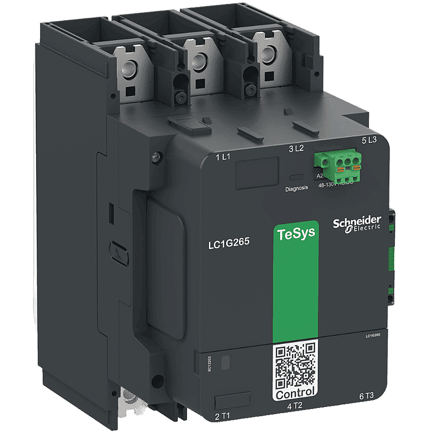 Schneider LC1G400KUEN 400A 200kW 100-250V AC/DC Kontaktör 3 Kutup 1NA+1NK - 1
