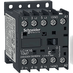 Schneider LC1K1610M7 16A 7,5kW 220V AC Kontaktör 3 Kutup 1NA