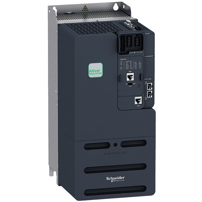 Schneider ATV340D11N4E 11 kW Trifaze Ağır Hizmet Ethernet Hız Kontrol Cihazı - 1
