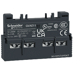 Schneider GVAE11 GV2 / GV3 Yardımcı Kontak Bloğu 1NO+1NC Önden Montaj