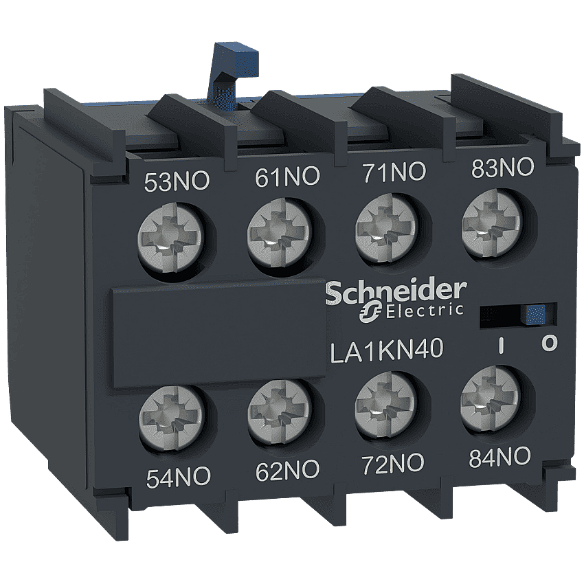 Schneider LA1KN40 Yardımcı Kontak Bloğu 4NO Önden Montaj - 1