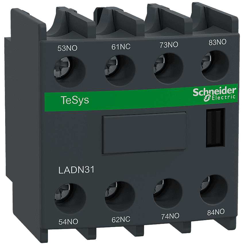Schneider LADN31 Yardımcı Kontak Bloğu 3NO+1NC Önden Montaj - 1