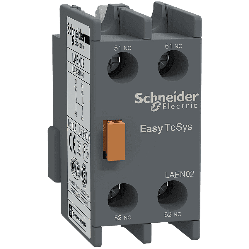 Schneider LAEN02 Yardımcı Kontak Bloğu 2NC Önden Montaj - 1