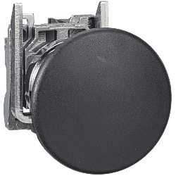 Schneider XB4BC21 Siyah Mantar Başlıklı Metal Buton 40mm Başlık 22mm Montaj 1NO