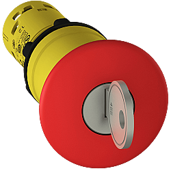 Schneider XB7NS9445 Acil Stop Butonu Kırmızı Mantar 40mm Plastik Anahtarla Açmalı 1NO+1NC