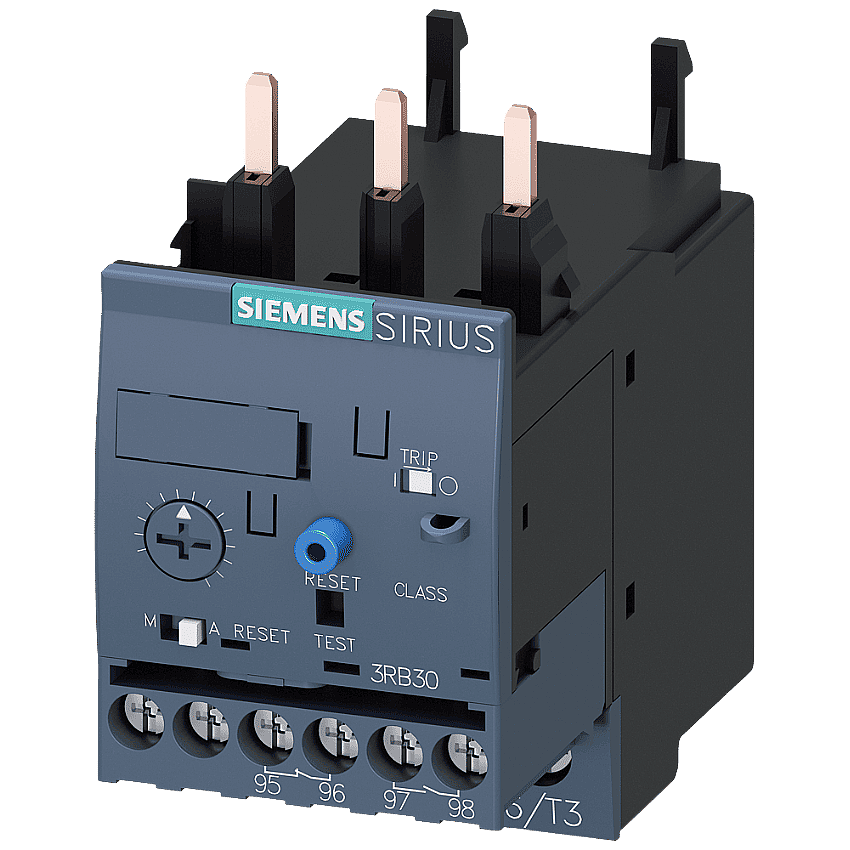 Siemens 3RB3026-1SB0 Aşırı Yük Rölesi 3-12A Elektronik Motor Koruması S0 Sınıf 10E - 1