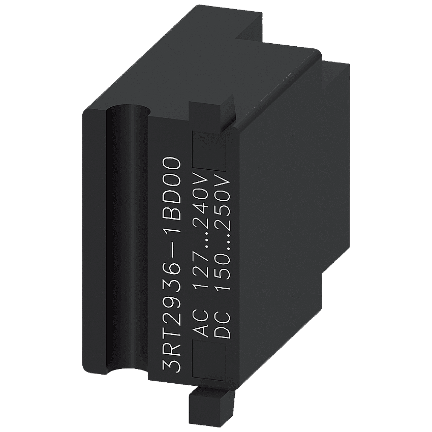 Siemens 3RT2936-1BD00 Aşırı Gerilim Limitörü Varistör AC 127-240V DC 150-250V (3RT2.3 ve 3RT2.4 Kontaktör İçin) - 1
