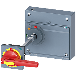 Siemens 3VA9687-0FK25 Dönen Tip Kapı Tahrik Mekanizması Acil Kapat IP65 Kapı Kilitli (3VA15/25/26 İçin)