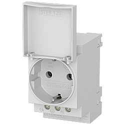 Siemens 5TE6801 Schuko Priz 16A Kapaklı Dağıtım Panosu Montajlı