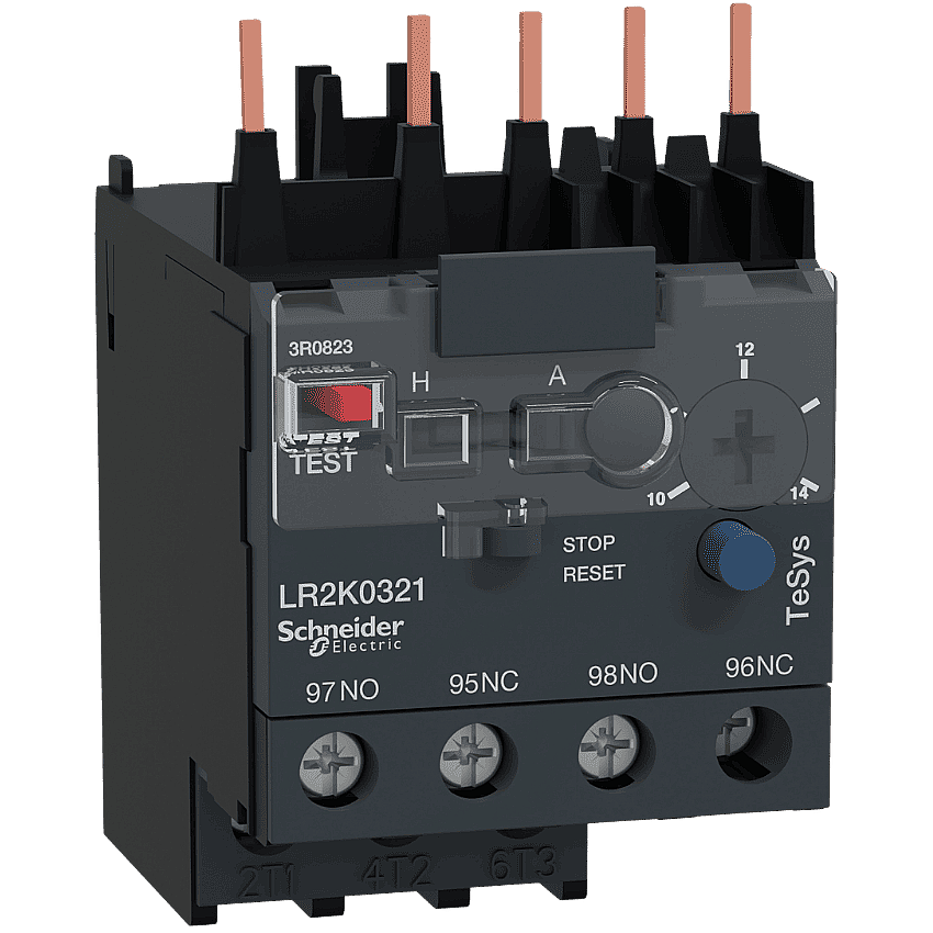 Schneider LR2K0321 Termik Röle 10-14A Kontaktöre Dirket Montaj - 1