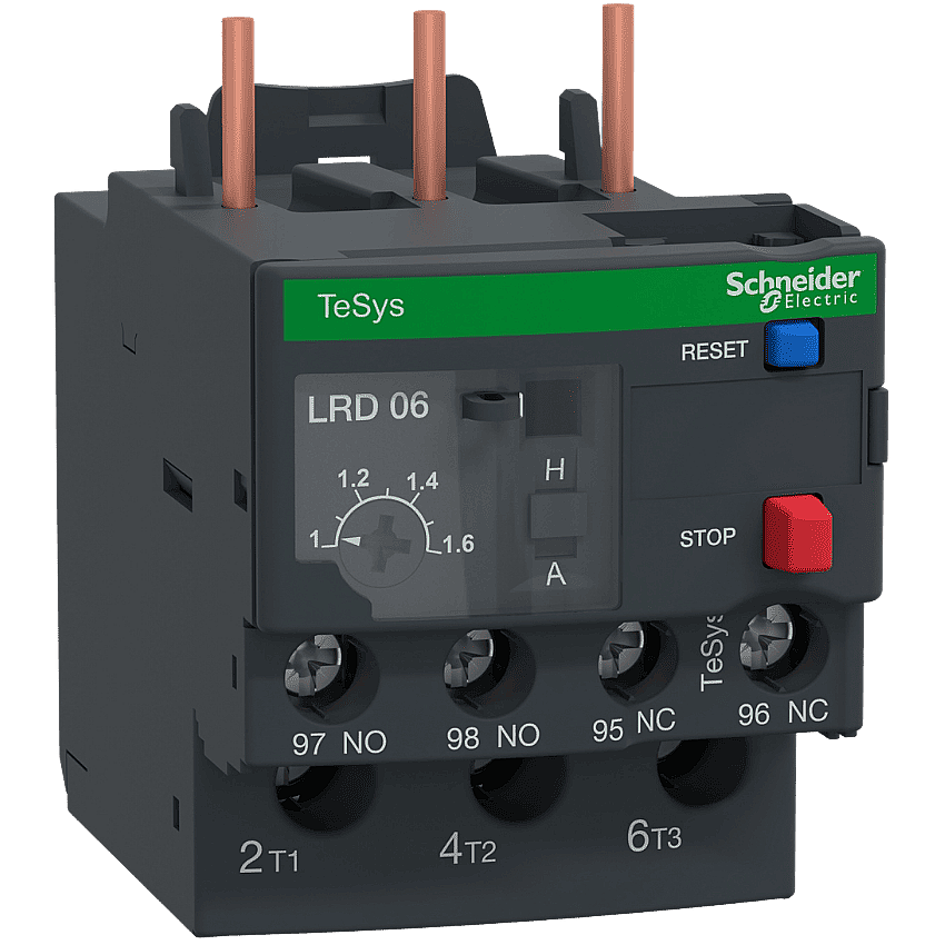 Schneider LRD06 Termik Röle 1-1,6A Kontaktöre Dirket Montaj - 1