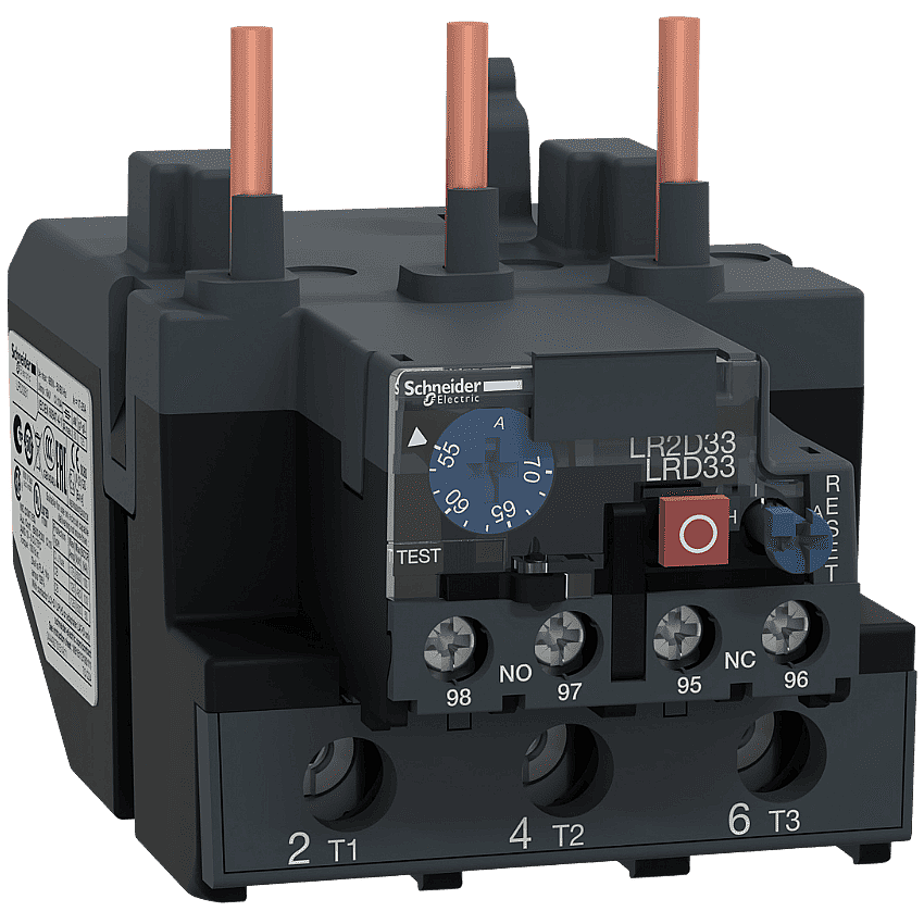 Schneider LRD3361 Termik Röle 55-70A Kontaktöre Dirket Montaj - 1